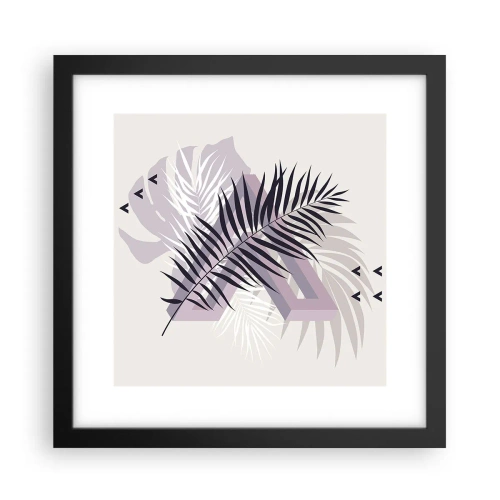 Affisch i svart ram - Skuggans skugga - 30x30 cm