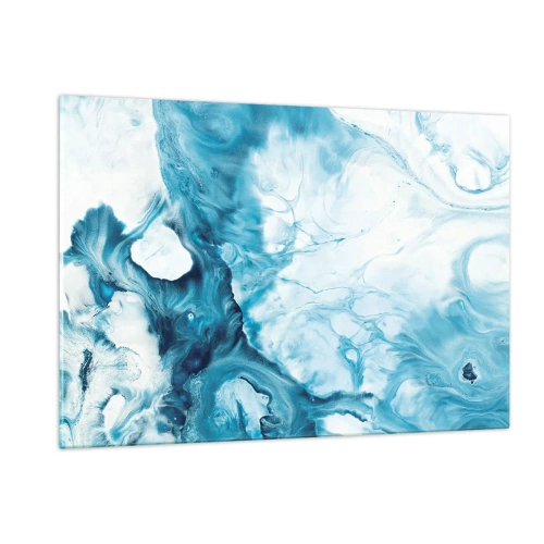 Glastavla - Bild på glas - Blåhetens konsert - 120x80 cm
