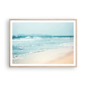 Affisch i ram av ljusek - Värme och brus - 100x70 cm