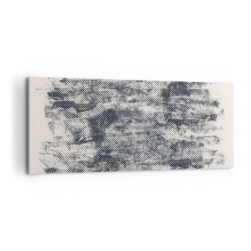 Canvastavla - Bild på duk - Dimmig komposition - 100x40 cm