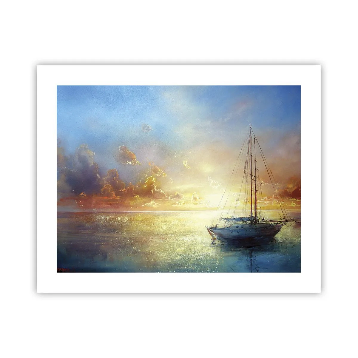 Affisch - I guldviken - 50x40 cm