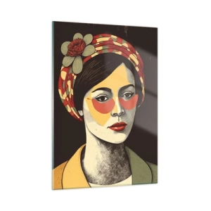 Glastavla - Bild på glas - Koralldam - 50x70 cm
