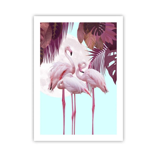 Affisch - De tre fågelgracena - 50x70 cm