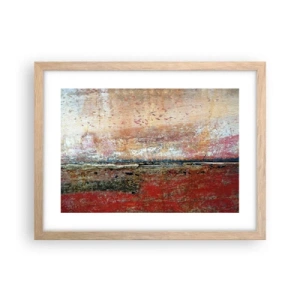 Affisch i ram av ljusek - Kanske är det havet - 40x30 cm