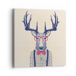 Canvastavla - Bild på duk - Rolig extravagans - 40x40 cm