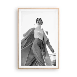 Affisch i ram av ljusek - Följer du med mig? - 61x91 cm