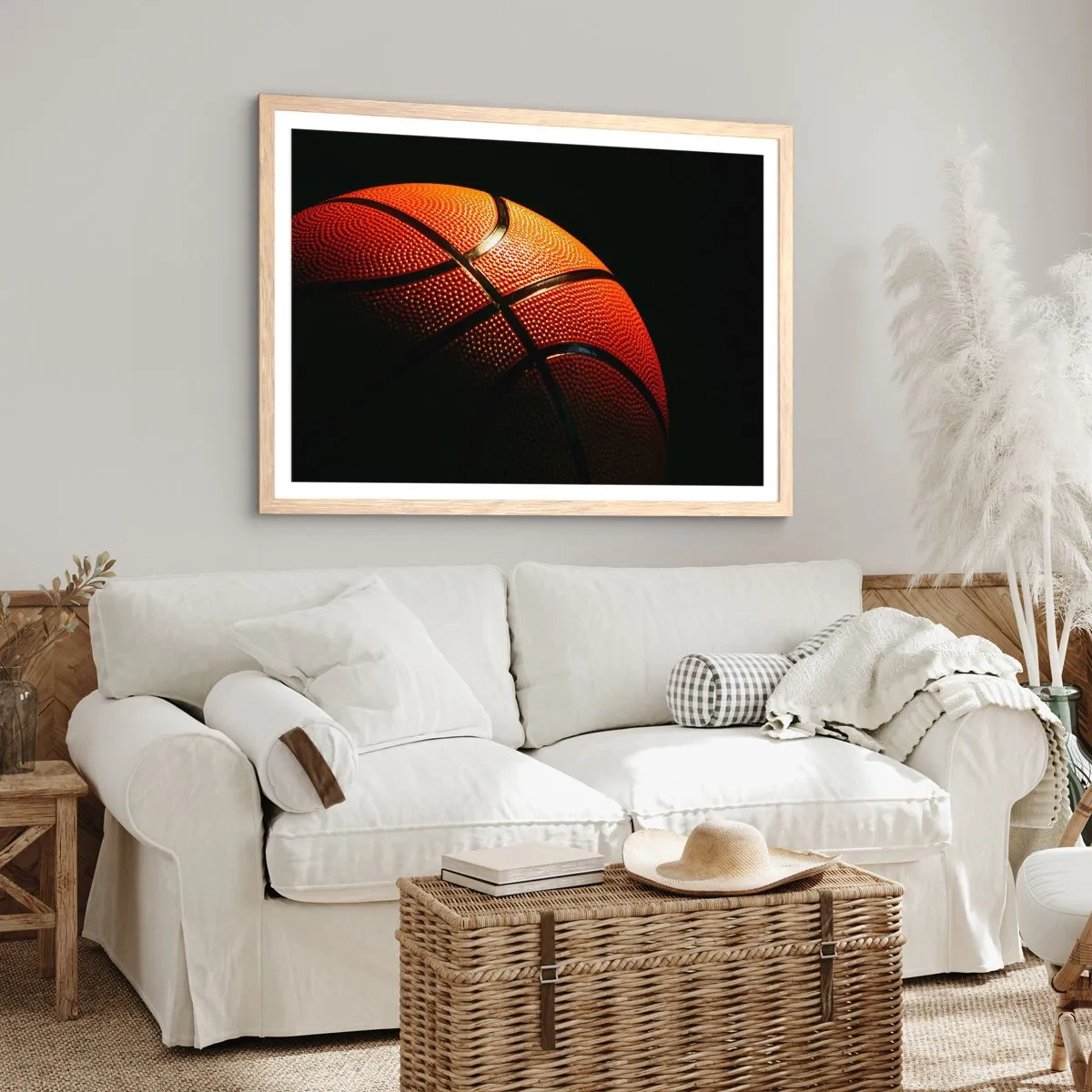 Affisch i ram av ljusek - Vacker som planeten - 91x61 cm