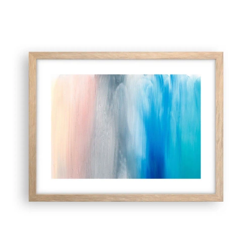 Affisch i ram av ljusek - Element: luft - 40x30 cm