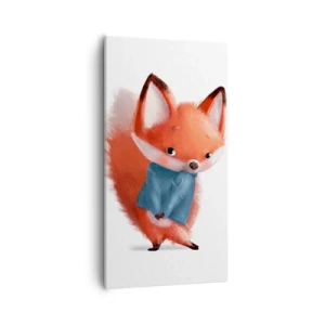 Canvastavla - Bild på duk - Ser jag bra ut? - 55x100 cm