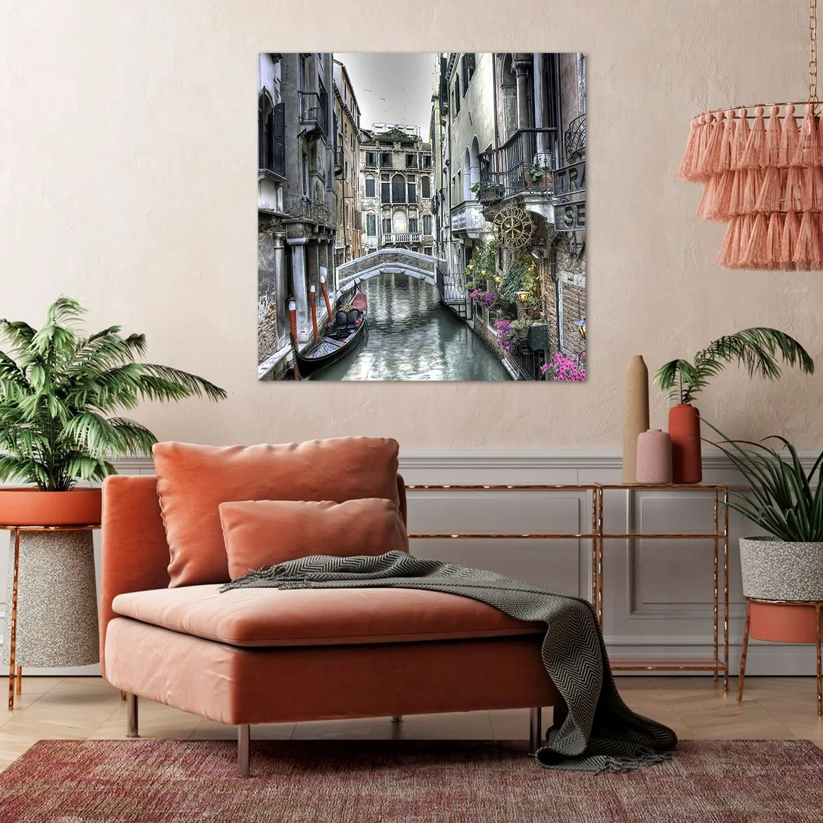 Canvastavla - Bild på duk - Tyst begrundan sedan några sekel - 70x70 cm