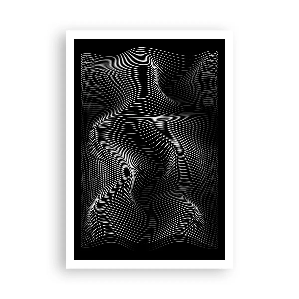 Affisch - Ljusets dans i rymden - 70x100 cm