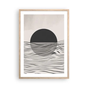 Affisch i ram av ljusek - Halvdan komposition - 50x70 cm