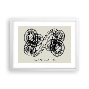 Affisch i vit ram - Det kom ut spontant - 40x30 cm