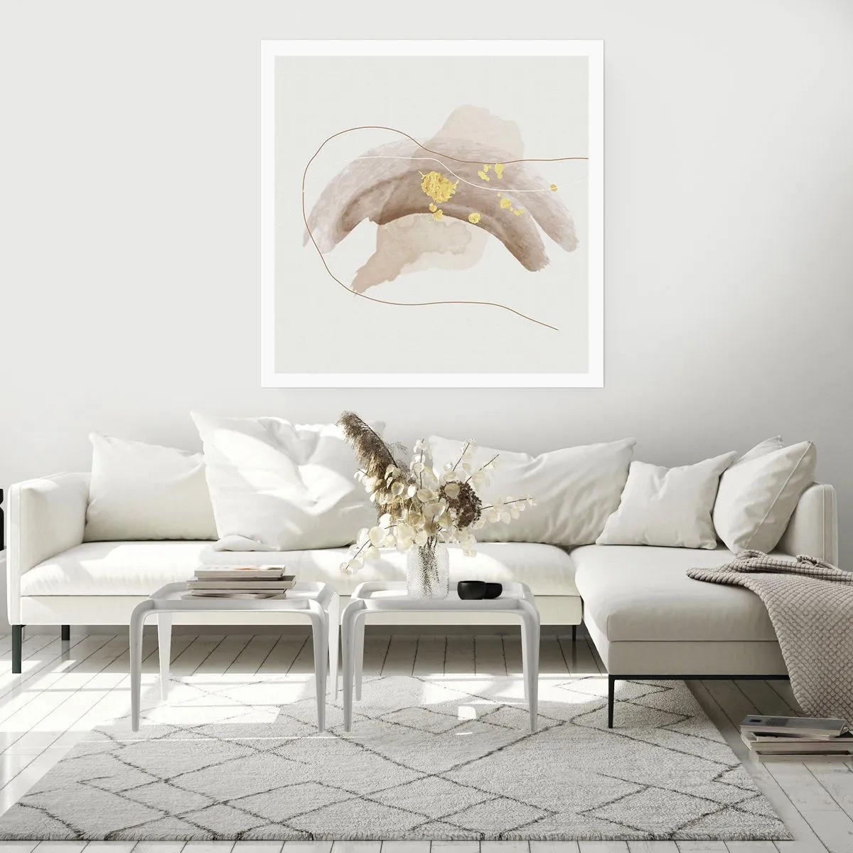 Affisch - Träffat i rummet - 60x60 cm