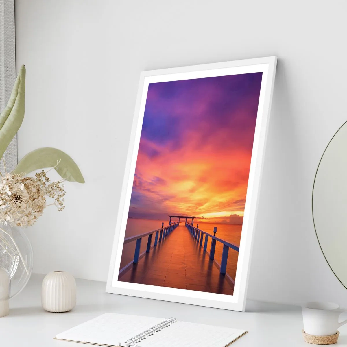 Affisch i vit ram - Utan ände - 61x91 cm