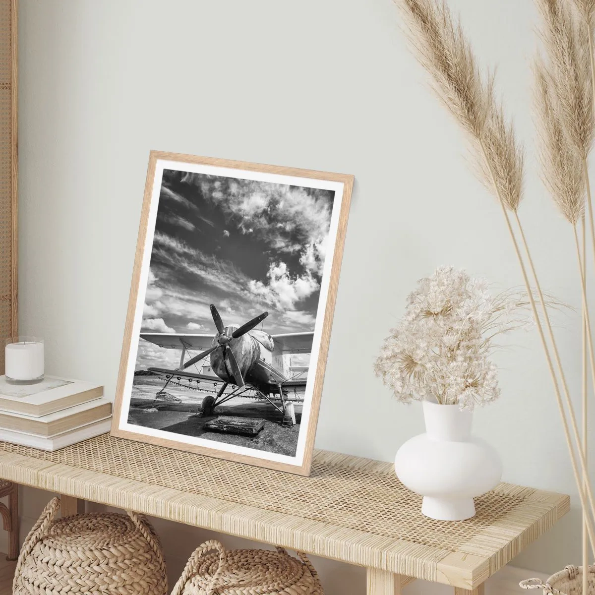 Affisch i ram av ljusek - Jag kan inte vänta! - 61x91 cm