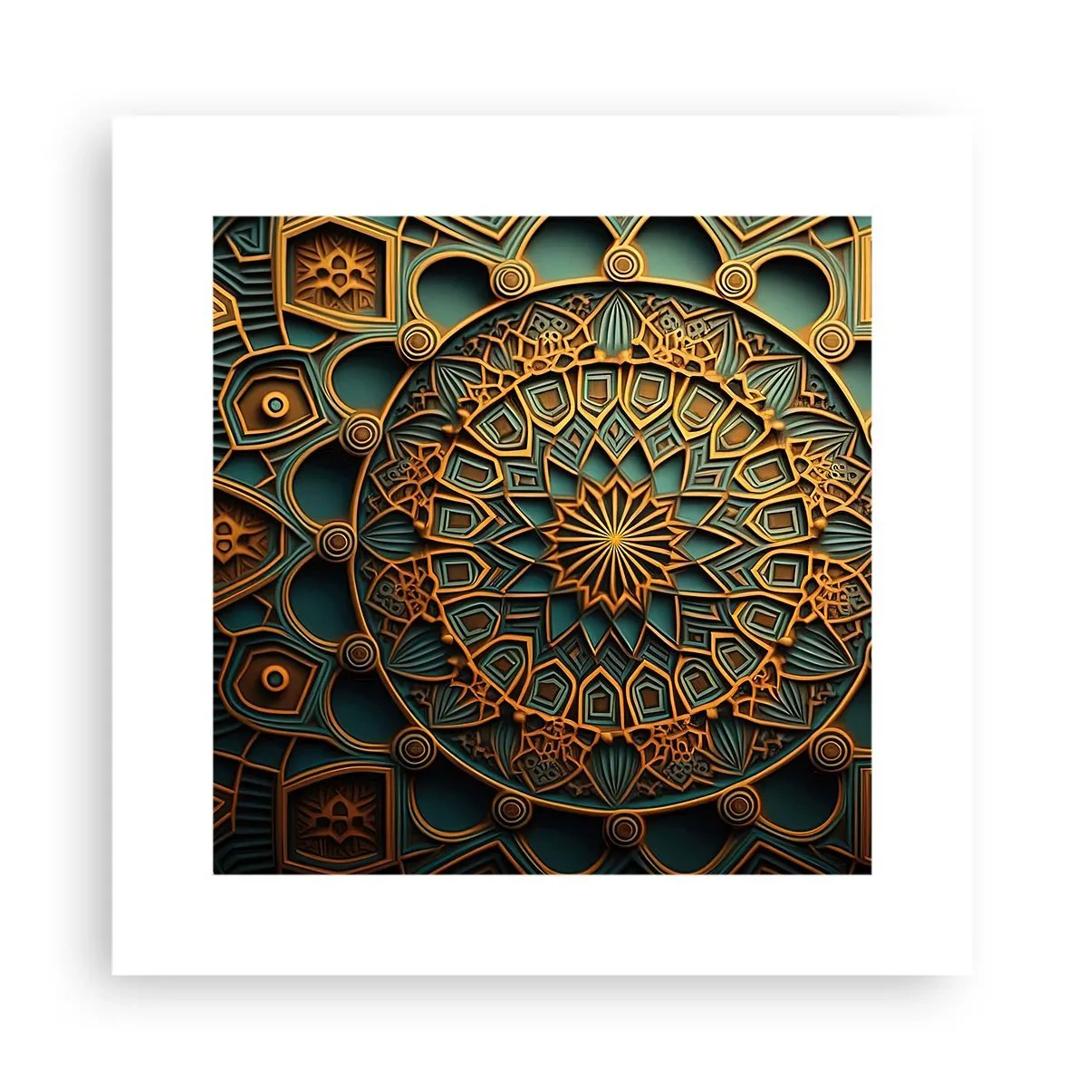 Affisch - I ett arabiskt klimat - 30x30 cm