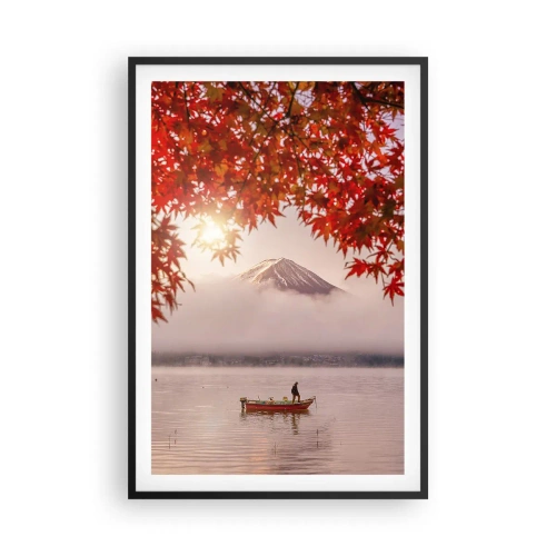 Affisch i svart ram - I japansk stämning - 61x91 cm