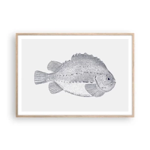Affisch i ram av ljusek - Till naturforskarens album - 100x70 cm