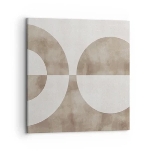 Canvastavla - Bild på duk - Likheter och skillnader - 70x70 cm