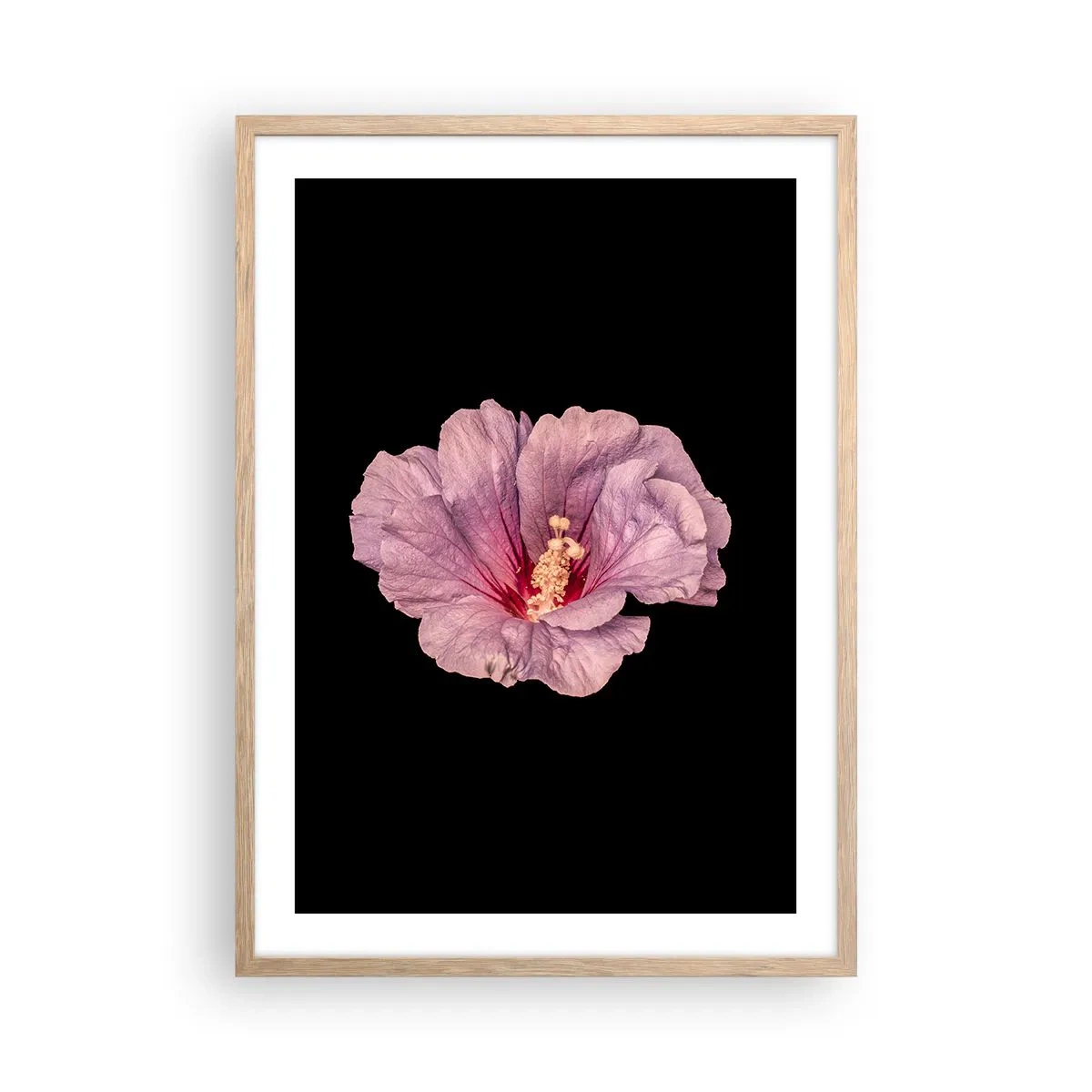 Affisch i ram av ljusek - Rakt till hjärtat - 50x70 cm