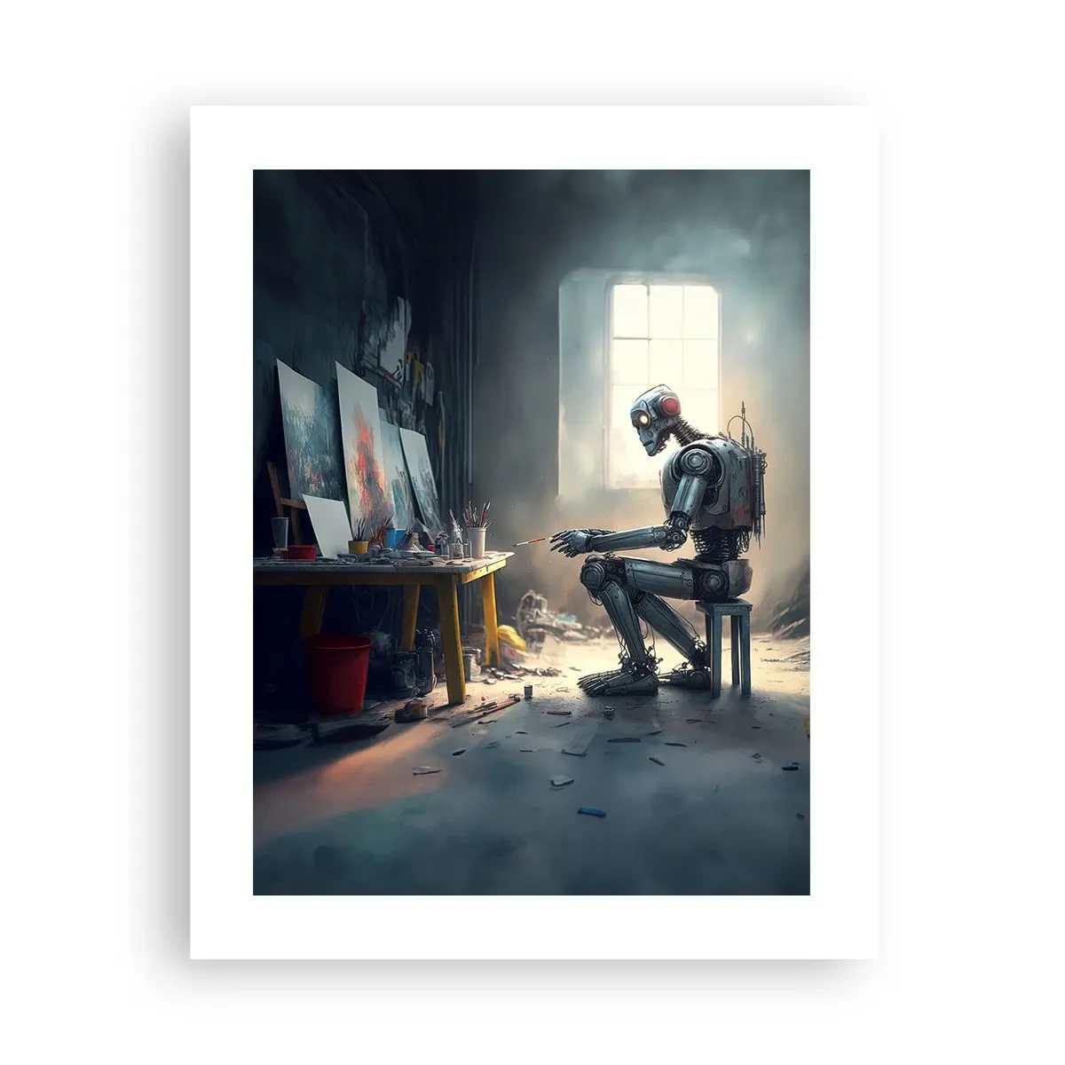 Affisch - Den skapande handlingen - 40x50 cm