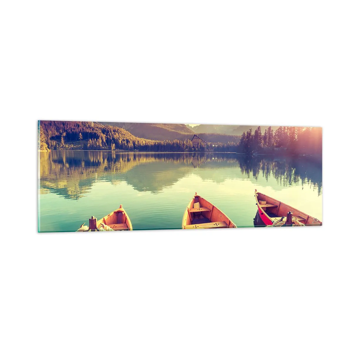 Glastavla - Bild på glas - Leva dess rätter - 90x30 cm