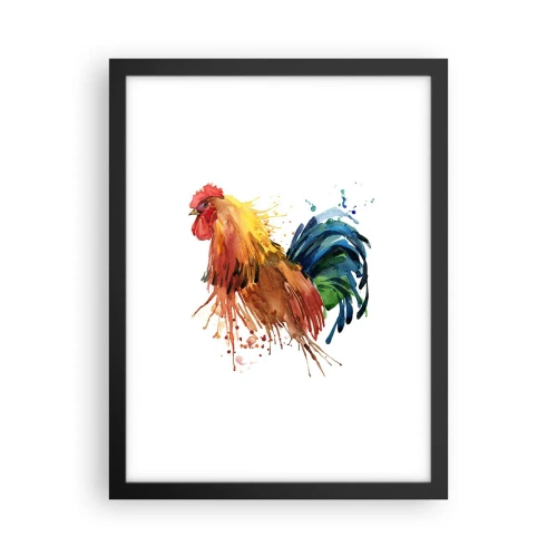 Affisch i svart ram - Kungliga kläder, kunglig stolthet - 30x40 cm