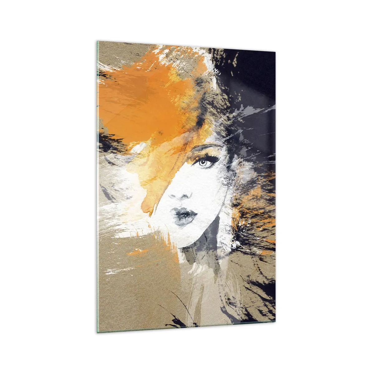 Glastavla - Bild på glas - Och så blir det ljus - 70x100 cm