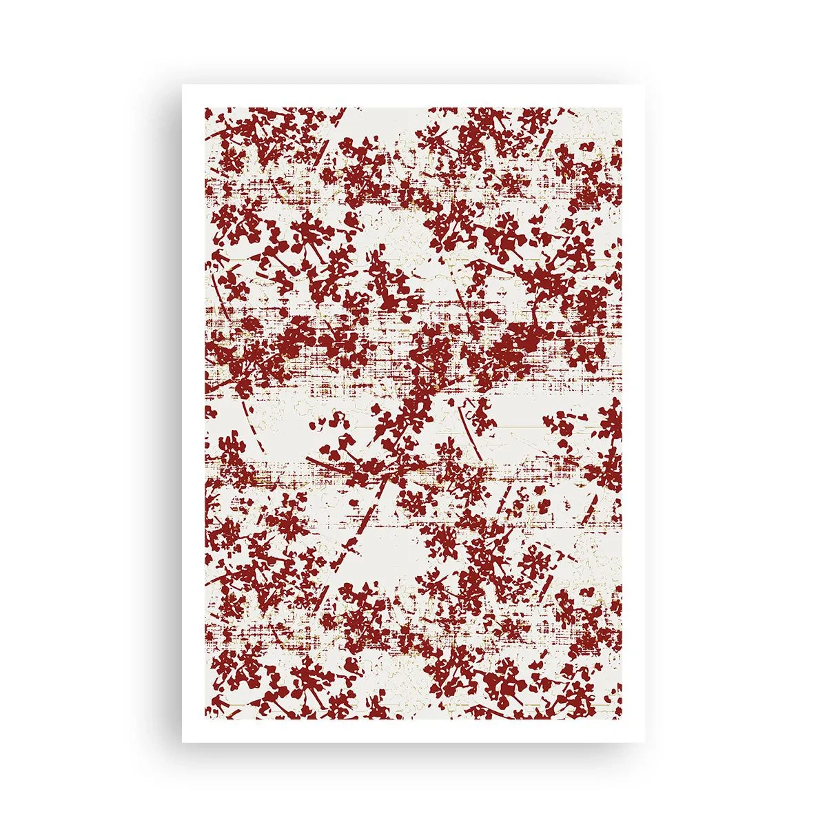 Affisch - Som en gammal percale - 70x100 cm