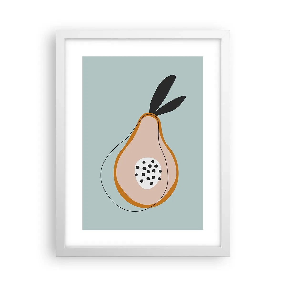 Affisch i vit ram - Att tränga in i sakens natur - 30x40 cm