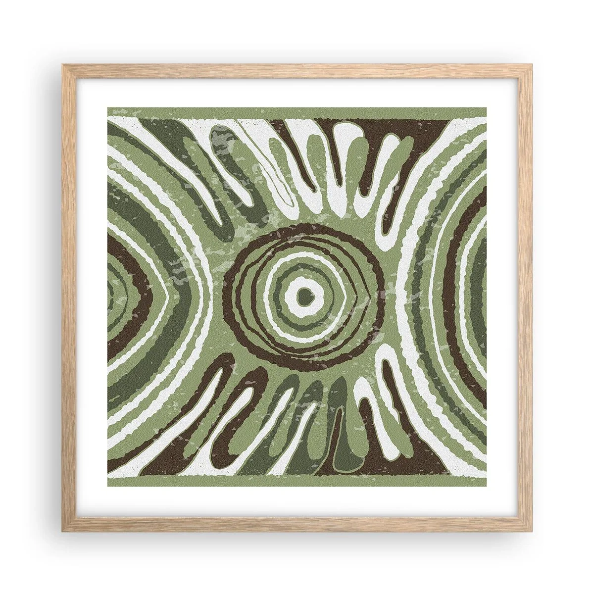 Affisch i ram av ljusek - Explosion av känslor - 50x50 cm