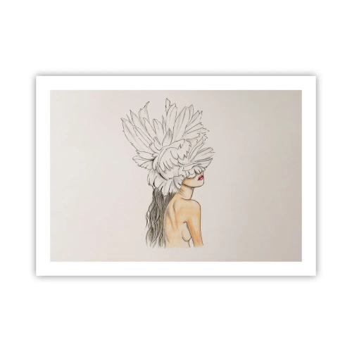 Affisch - Krönt skönhet - 70x50 cm