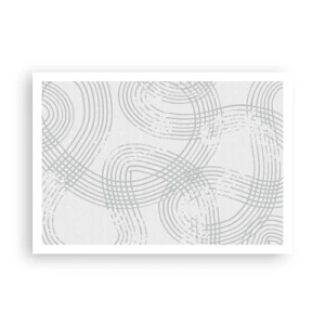 Affisch - Det finns ingen rak väg - 100x70 cm