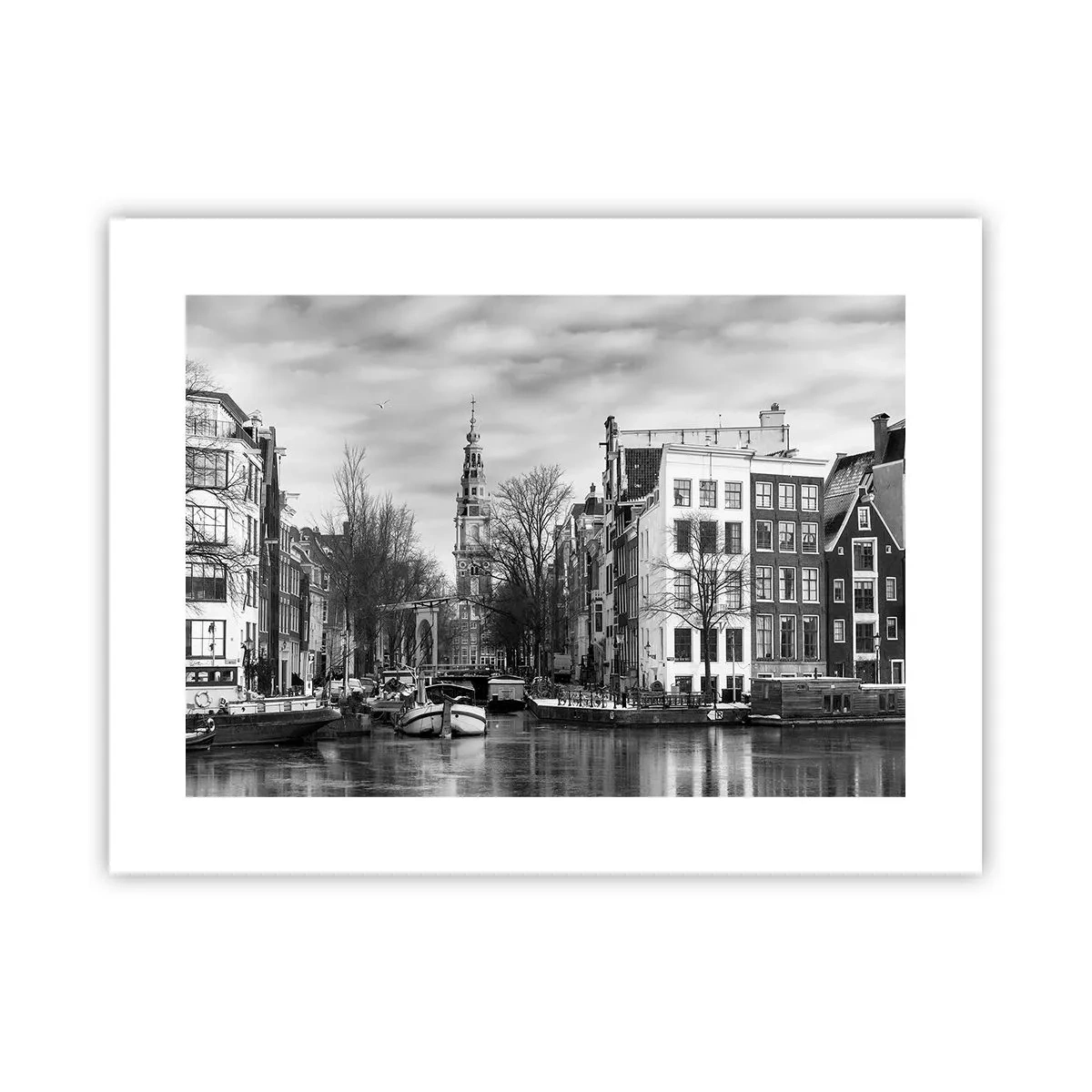 Affisch - Amsterdam stämning - 40x30 cm