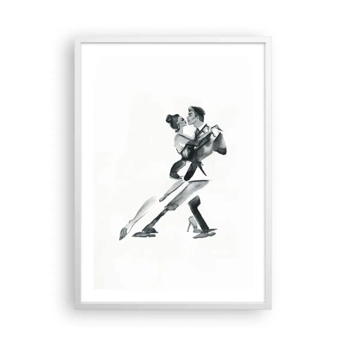 Affisch i vit ram - I en rytm - 50x70 cm