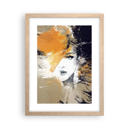 Affisch i ram av ljusek - Och så blir det ljus - 30x40 cm