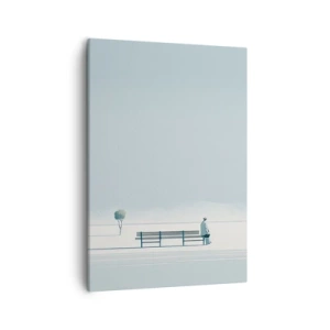 Canvastavla - Bild på duk - Ja, jag väntar. - 50x70 cm