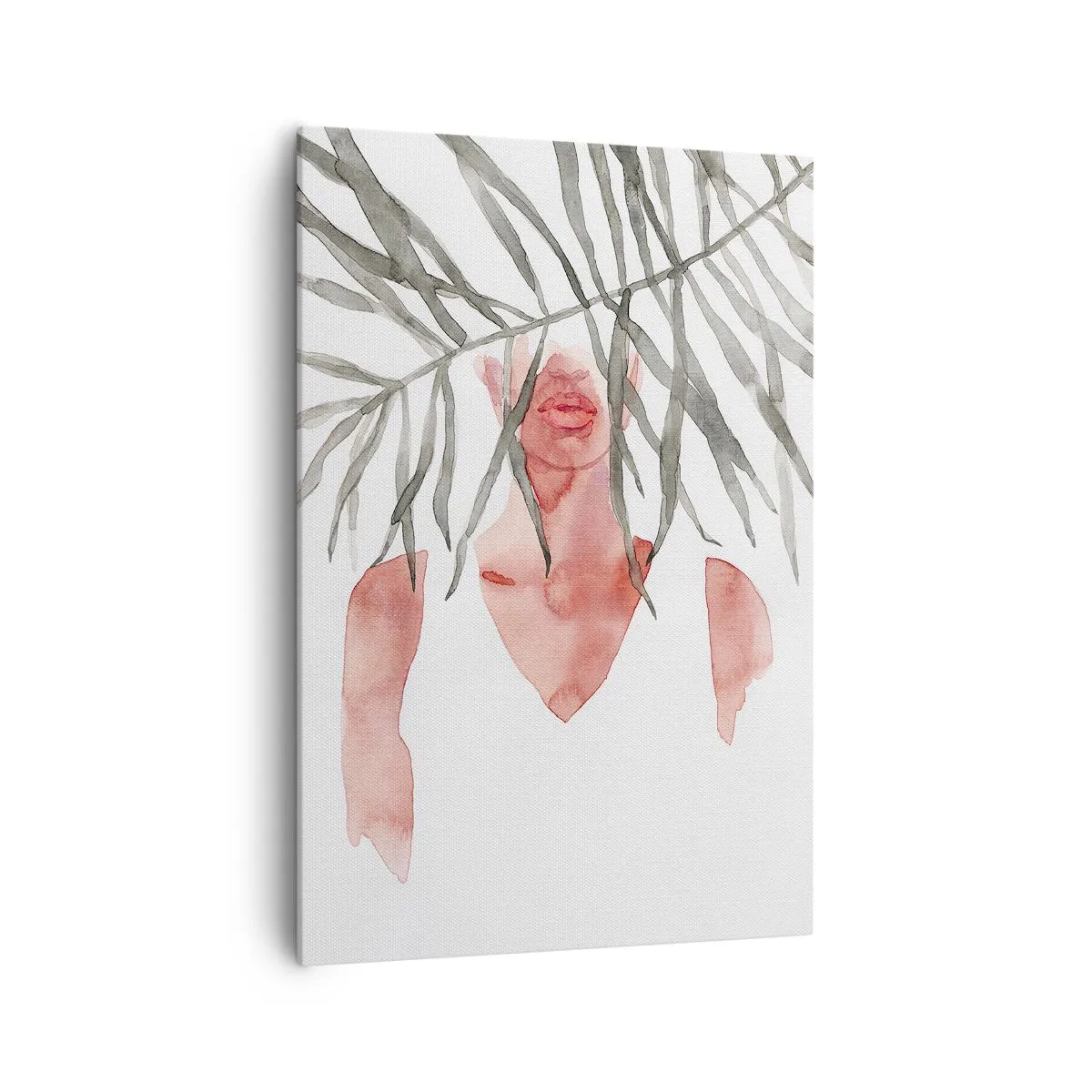 Canvastavla - Bild på duk - Tropikens dam - 70x100 cm