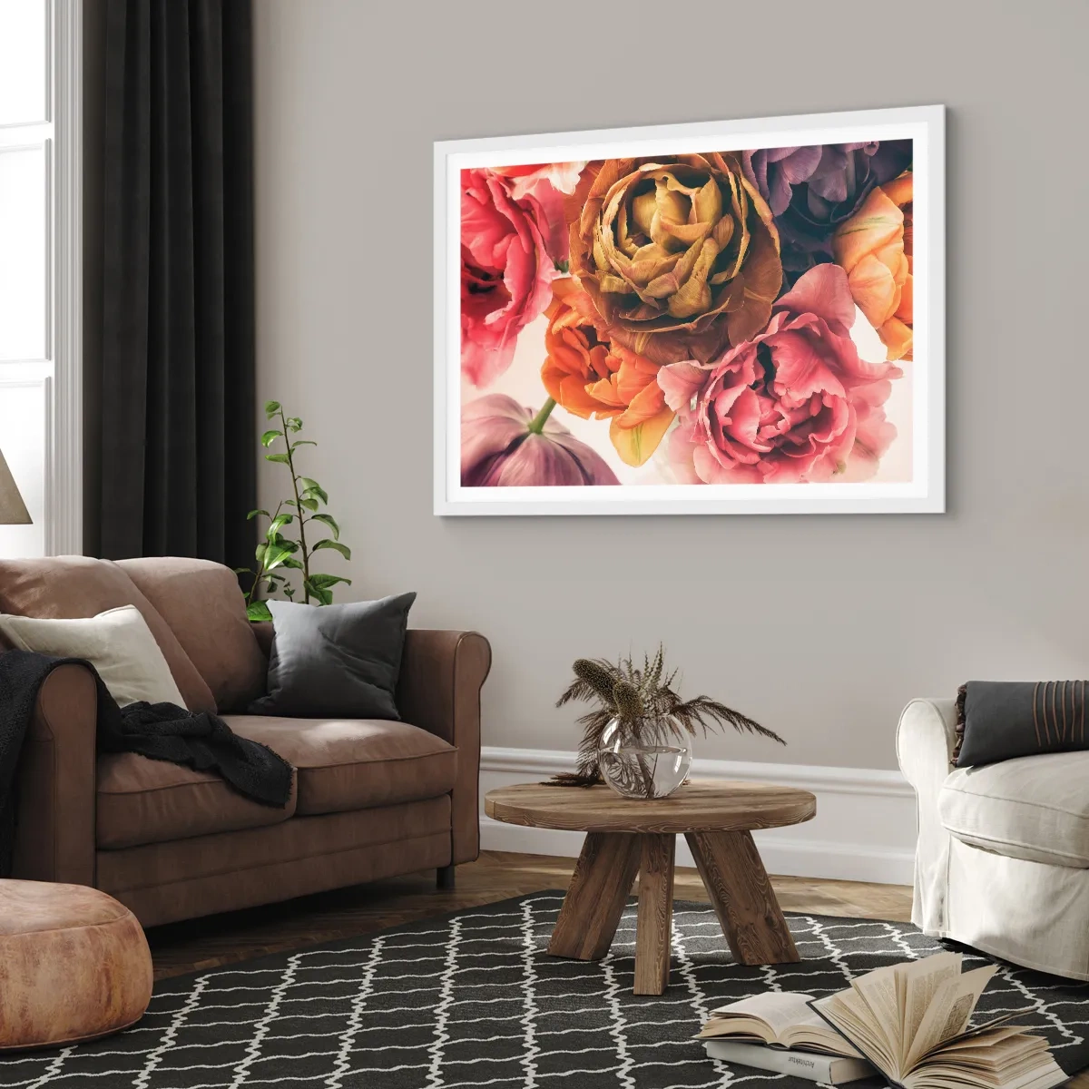 Affisch i vit ram - Livets högtid - 40x30 cm