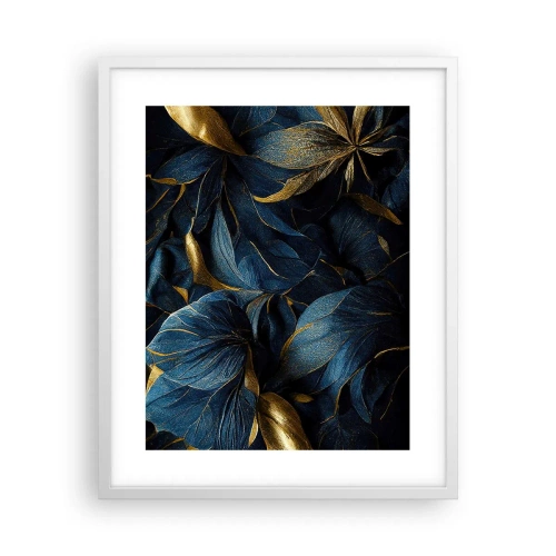 Affisch i vit ram - Fodrad med guld - 40x50 cm