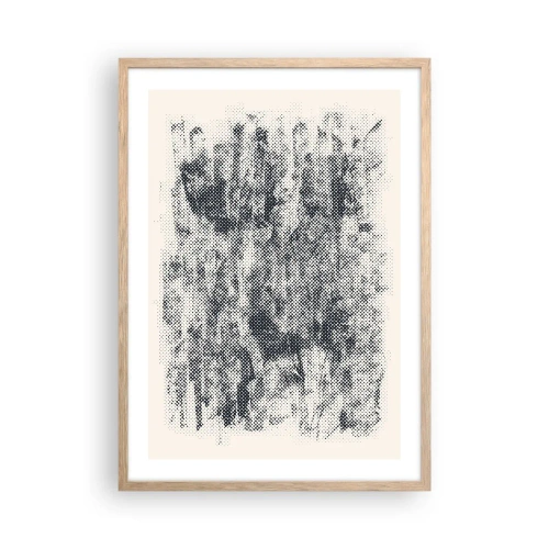 Affisch i ram av ljusek - Dimmig komposition - 50x70 cm