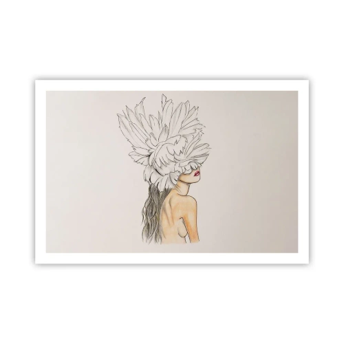 Affisch - Krönt skönhet - 91x61 cm