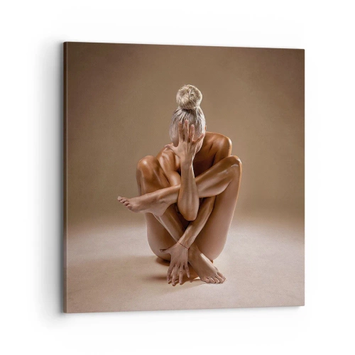 Canvastavla - Bild på duk - Kroppens och själens enighet - 70x70 cm