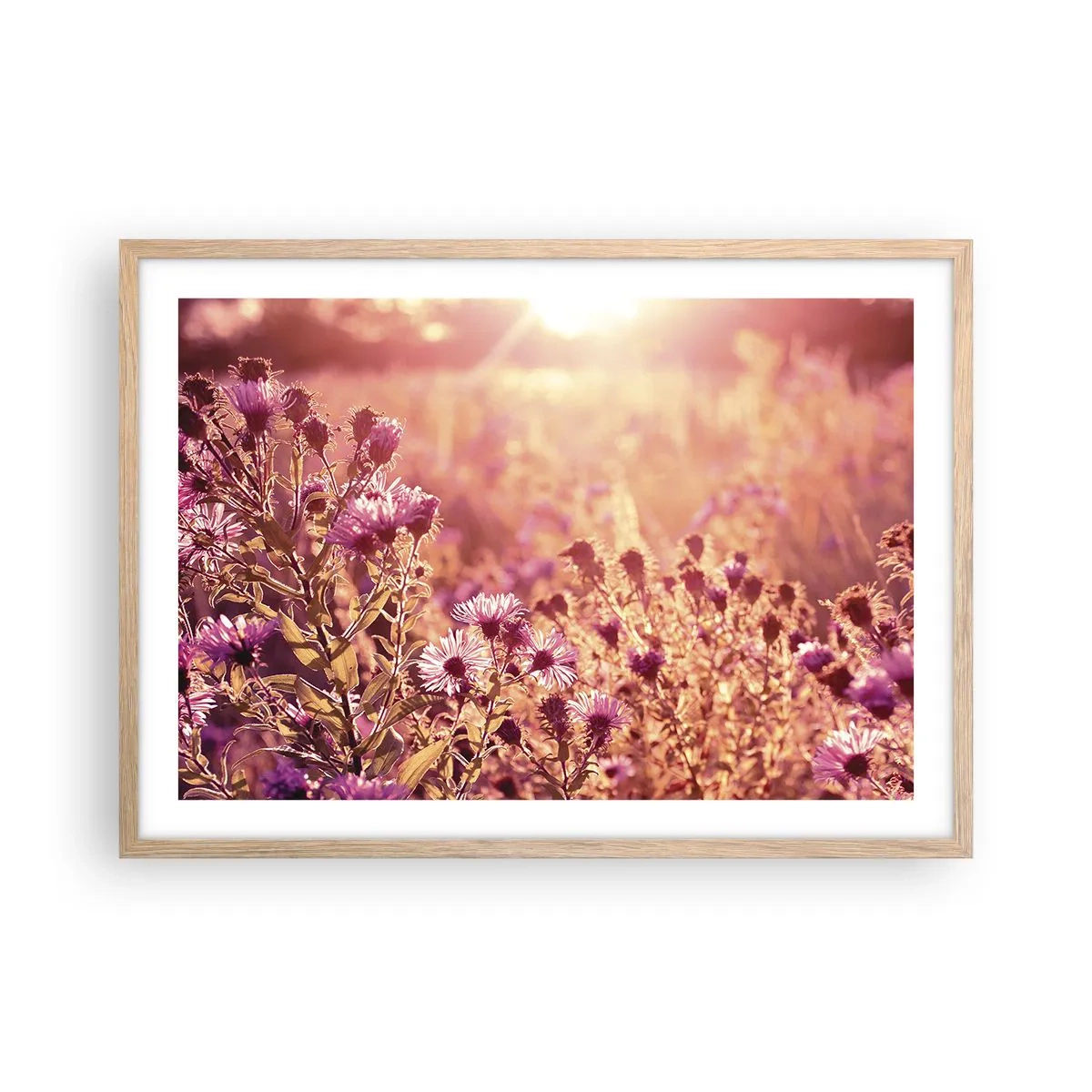 Affisch i ram av ljusek - Innan sommaren går bort - 70x50 cm