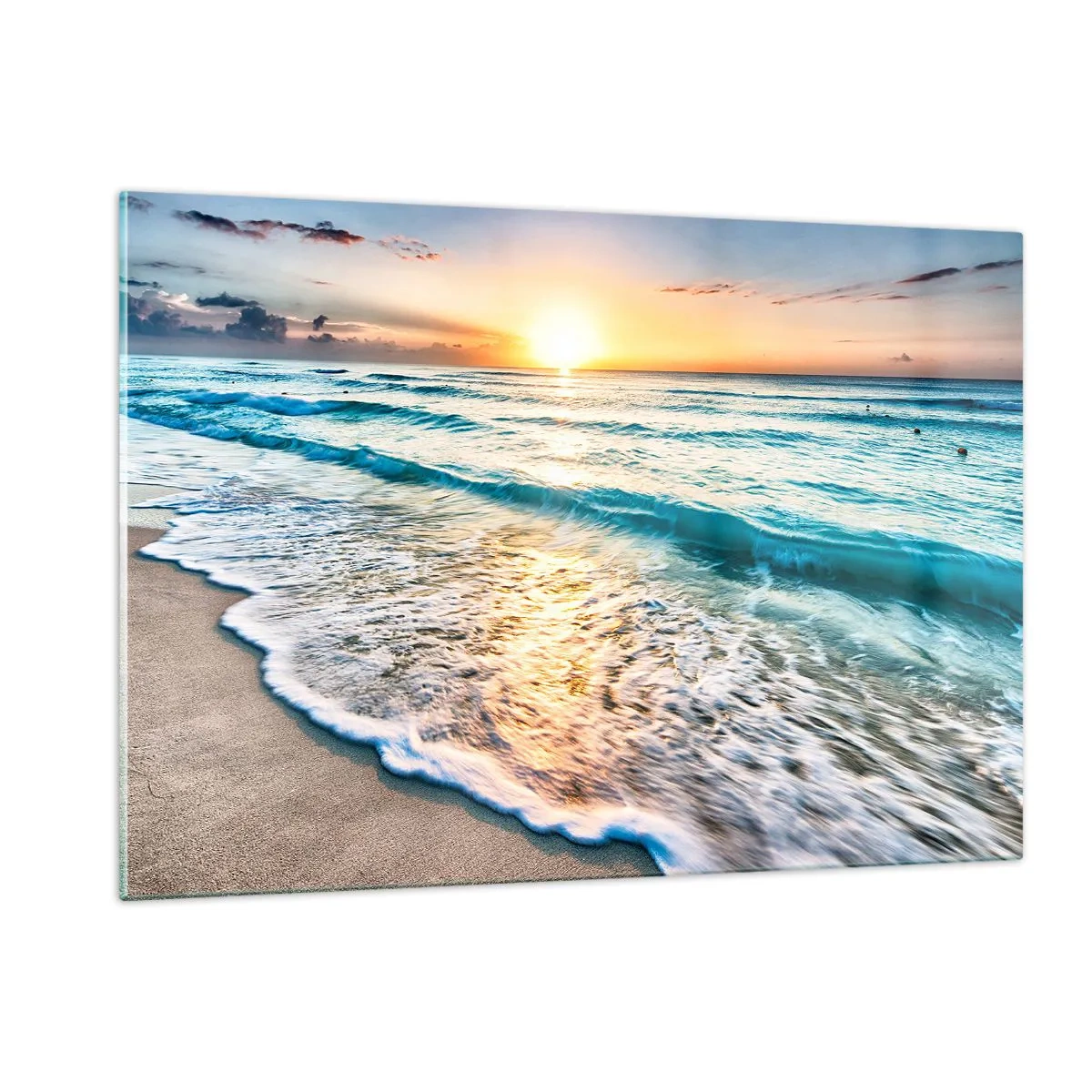 Glastavla - Bild på glas - Vy värd besväret - 120x80 cm