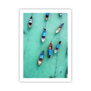 Affisch - Under en glad väntan - 50x70 cm