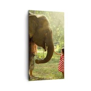 Canvastavla - Bild på duk - Vänskapens styrka - 45x80 cm