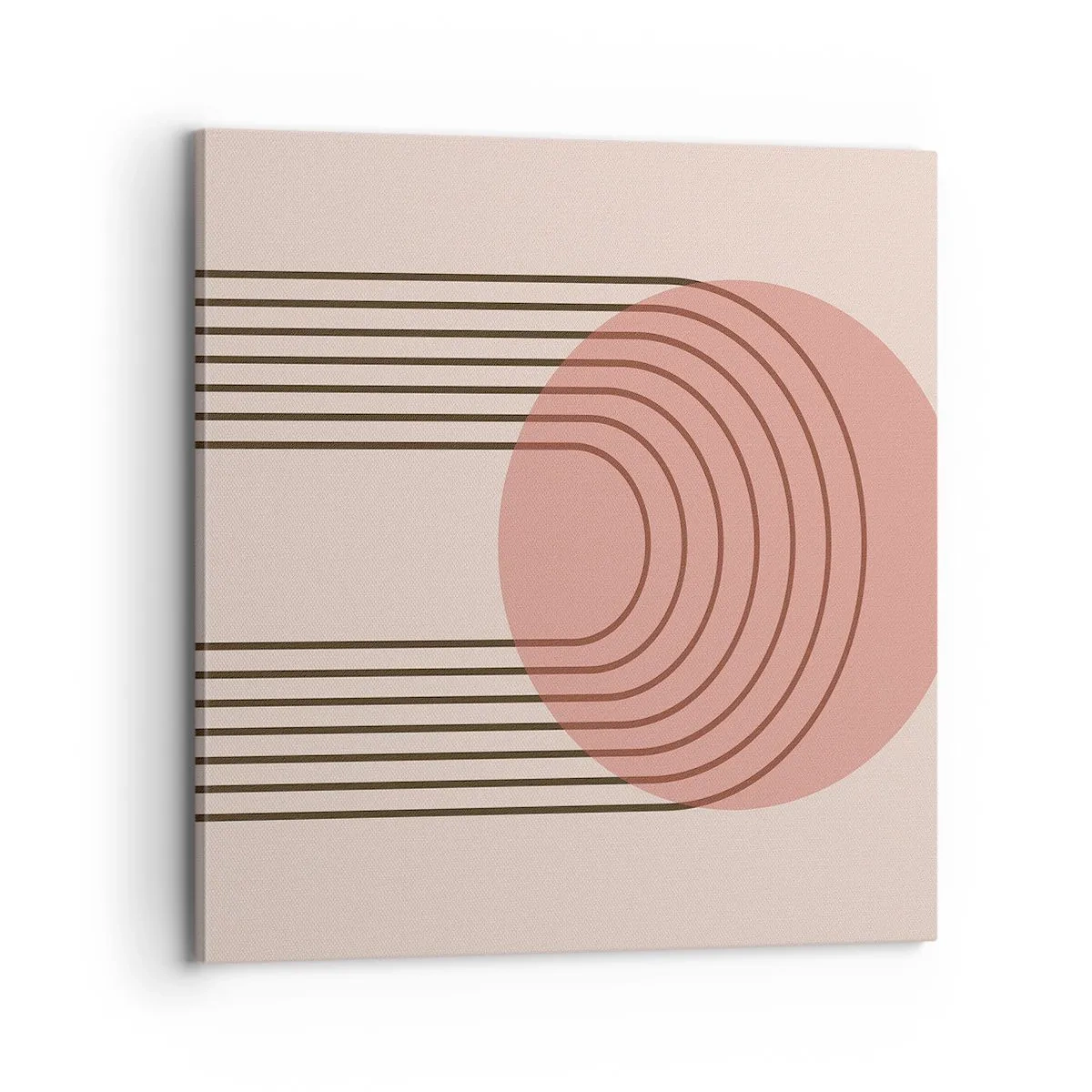 Canvastavla - Bild på duk - Ostoppad attraktionskraft - 70x70 cm