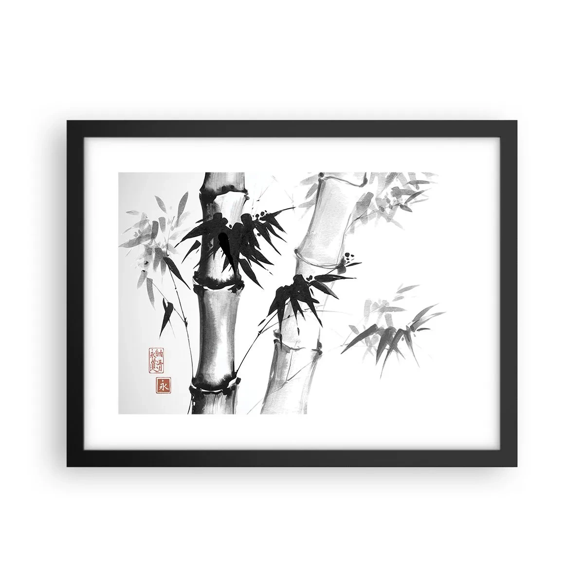 Affisch i svart ram - Inzoomad orient - 40x30 cm